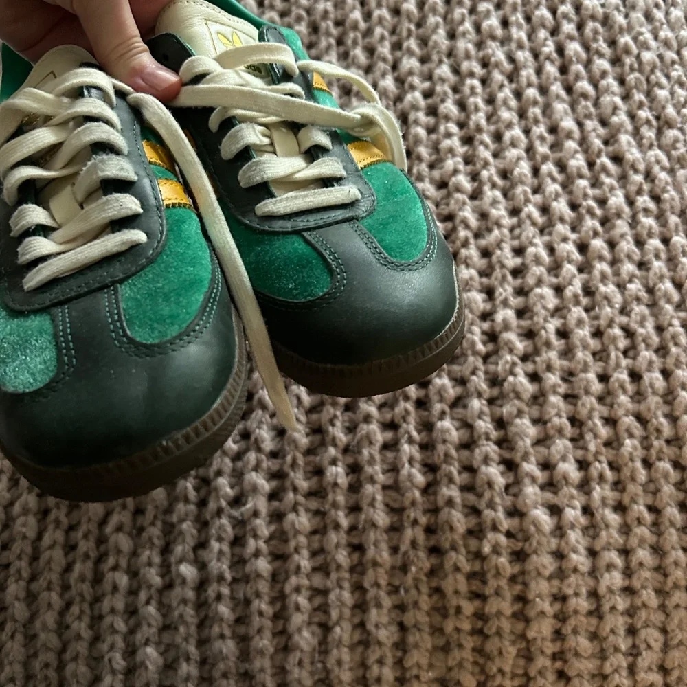 Adidas Samba Green Velvet size 8 - Picture 2 of 5